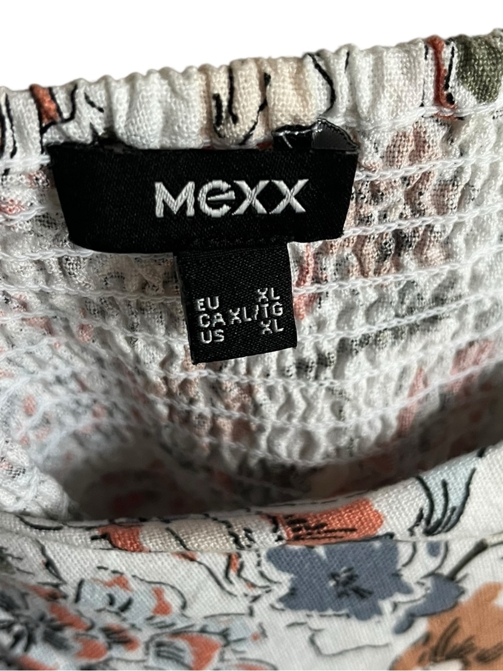 Mexx Summer Floral Smocked Back Sundress XL with Pockets - Picture 9 of 11